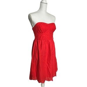 Xhilaration Red/Coral Mini dress/Bathing suit cover up